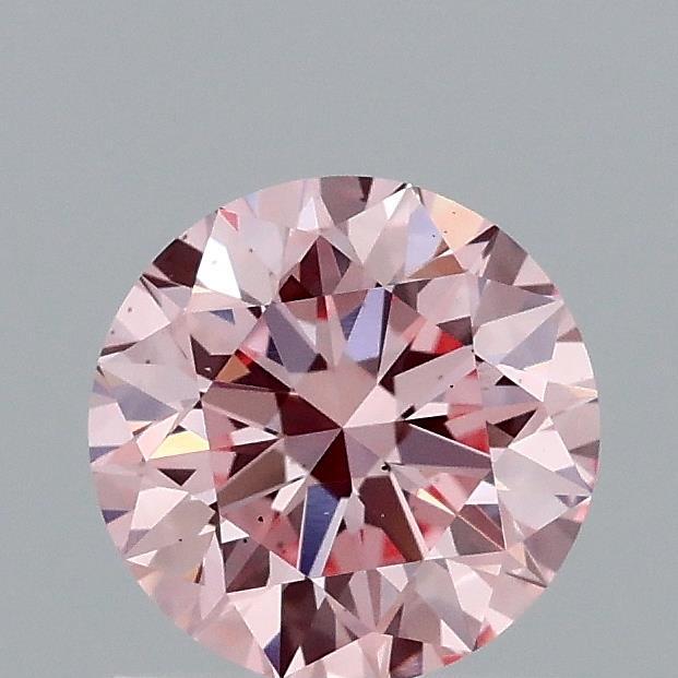 1.01 Ct. Fancy Vivid Pink Round Lab Grown Diamond