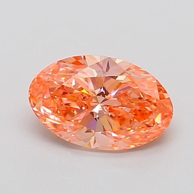 2.02 Ct. Fancy Vivid Pink Oval Lab Grown Diamond