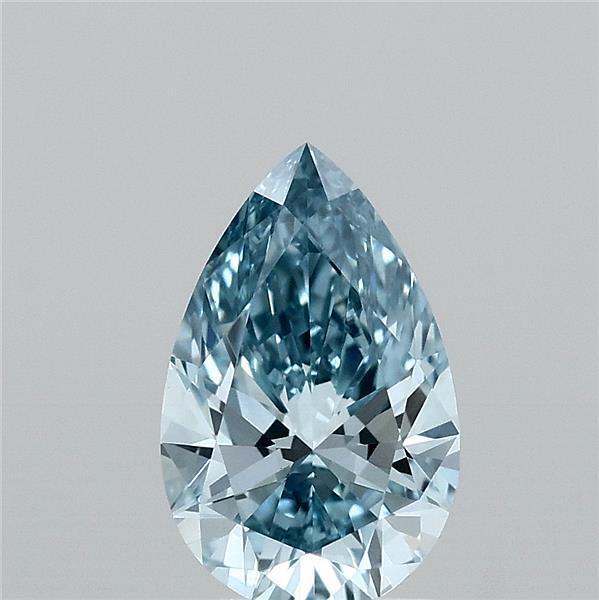 1.15 Ct. Fancy Vivid Blue Pear Lab Grown Diamond