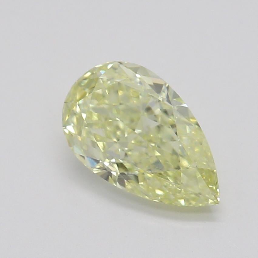 0.51 Ct. Fancy Light Yellow Pear Diamond