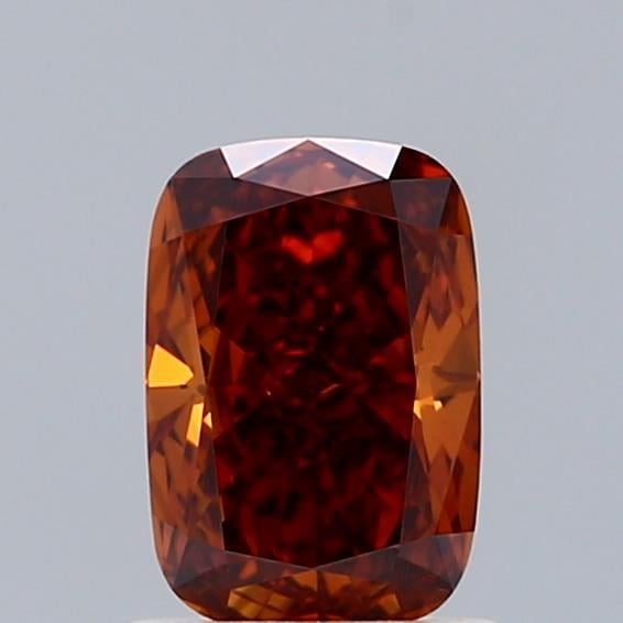 1.04 Ct. Fancy Orange Cushion Lab Grown Diamond