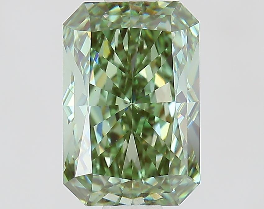 1.38 Ct. Fancy Green Radiant Lab Grown Diamond