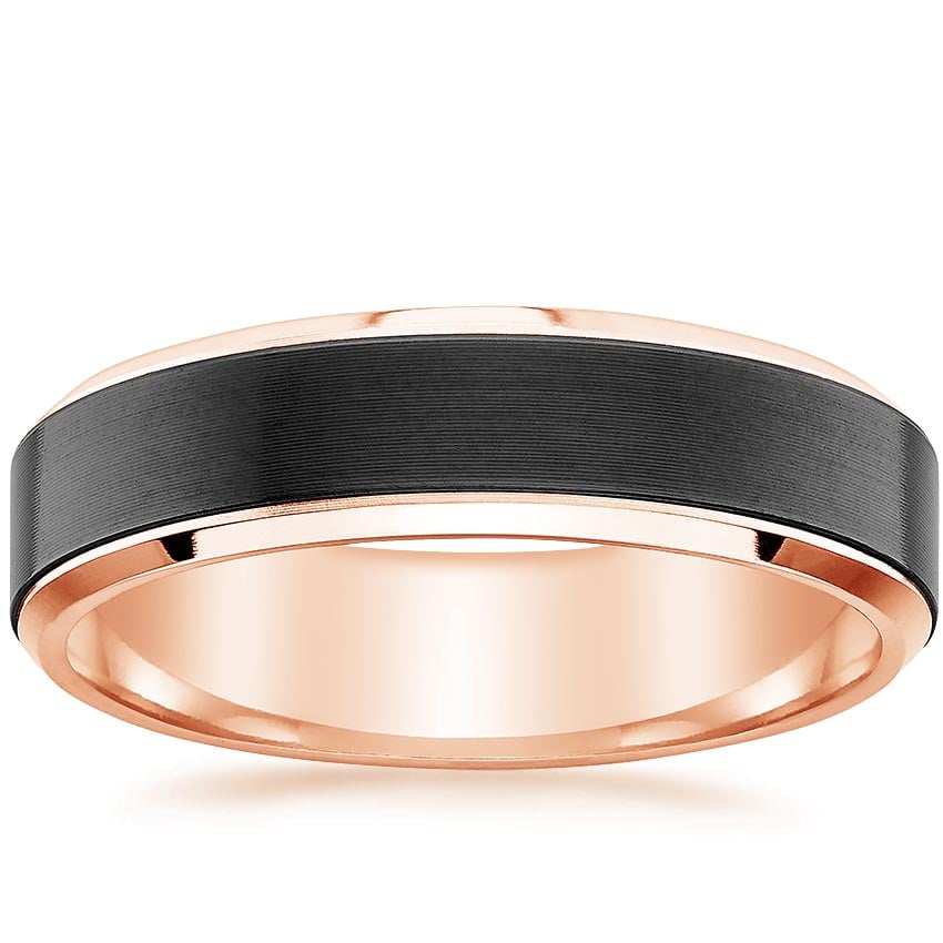 Rose gold diamond engagement ring with surprise diamond details