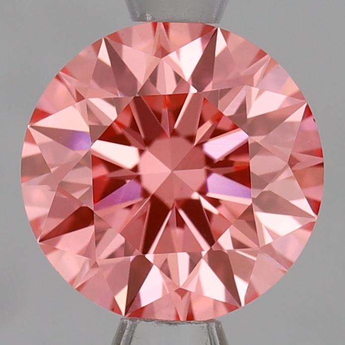 1.07 Ct. Fancy Vivid Pink Round Lab Grown Diamond