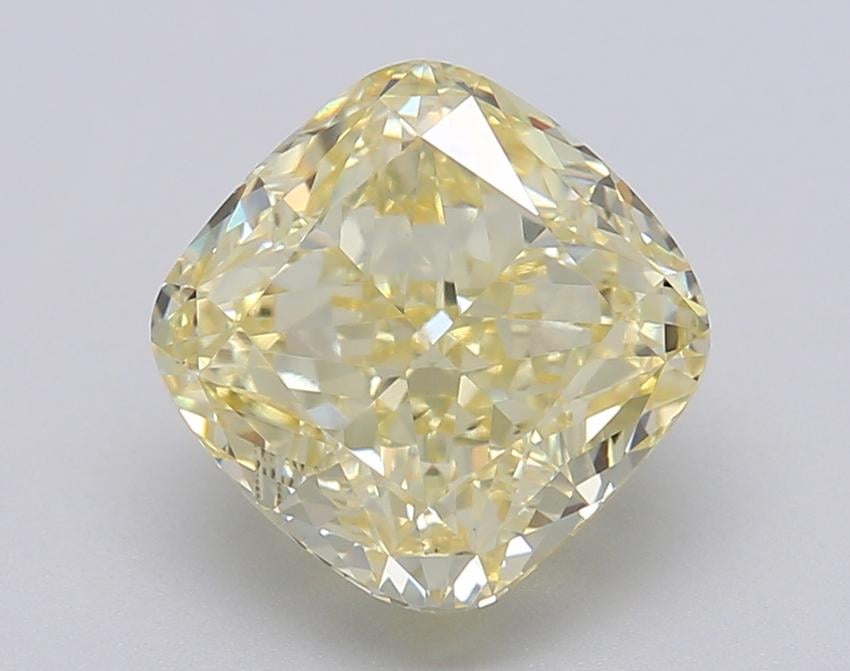 3.08 Ct. Fancy Intense Yellow Cushion Lab Grown Diamond