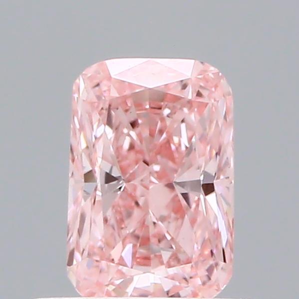 0.52 Ct. Fancy Vivid Pink Cushion Lab Grown Diamond