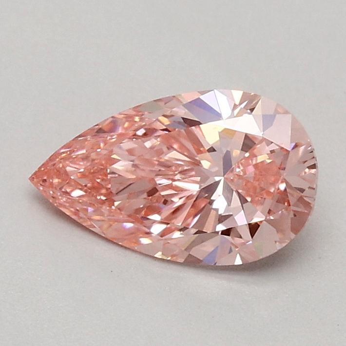 0.52 Ct. Fancy Vivid Pink Pear Lab Grown Diamond