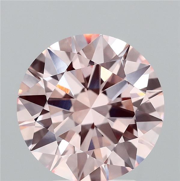 3.90 Ct. Fancy Intense Pink Round Lab Grown Diamond
