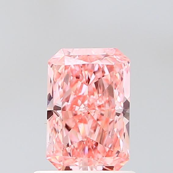 0.96 Ct. Fancy Vivid Pink Radiant Lab Grown Diamond