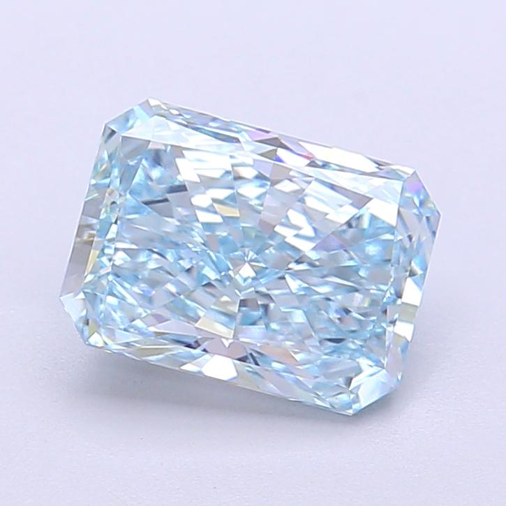 1.90 Ct. Fancy Vivid  Blue Radiant Lab Grown Diamond