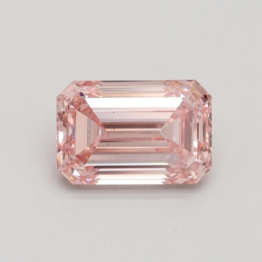 1.09 Ct. Fancy Intense Pink Emerald Lab Grown Diamond