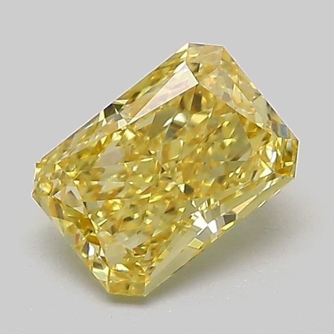1.03 Ct. Fancy Intense  Yellow Radiant Lab Grown Diamond