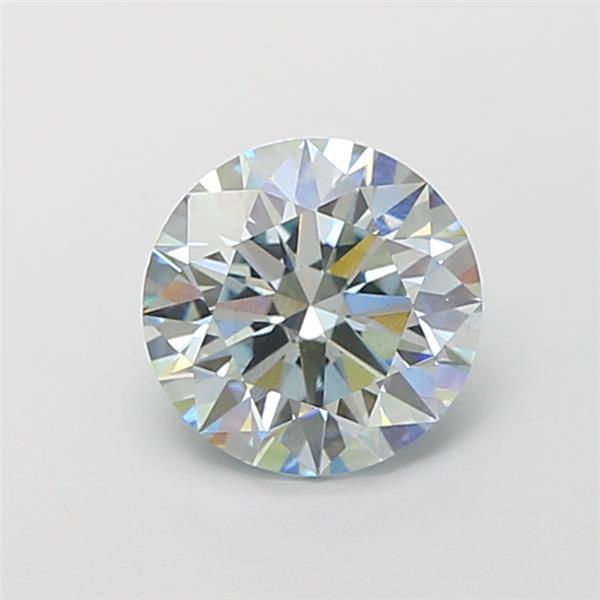 1.61 Ct. Fancy  Blue Round Lab Grown Diamond