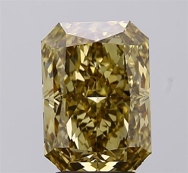 3.12 Ct. Fancy Intense Brownish Yellow Radiant Lab Grown Diamond