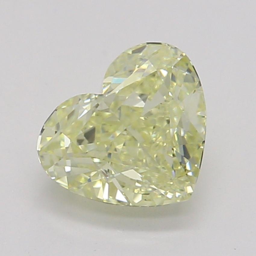 0.50 Ct. Fancy Light Yellow Heart Diamond