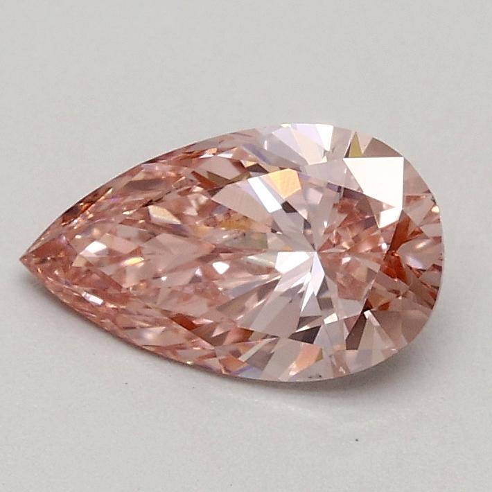 0.56 Ct. Fancy Intense Pink Pear Lab Grown Diamond