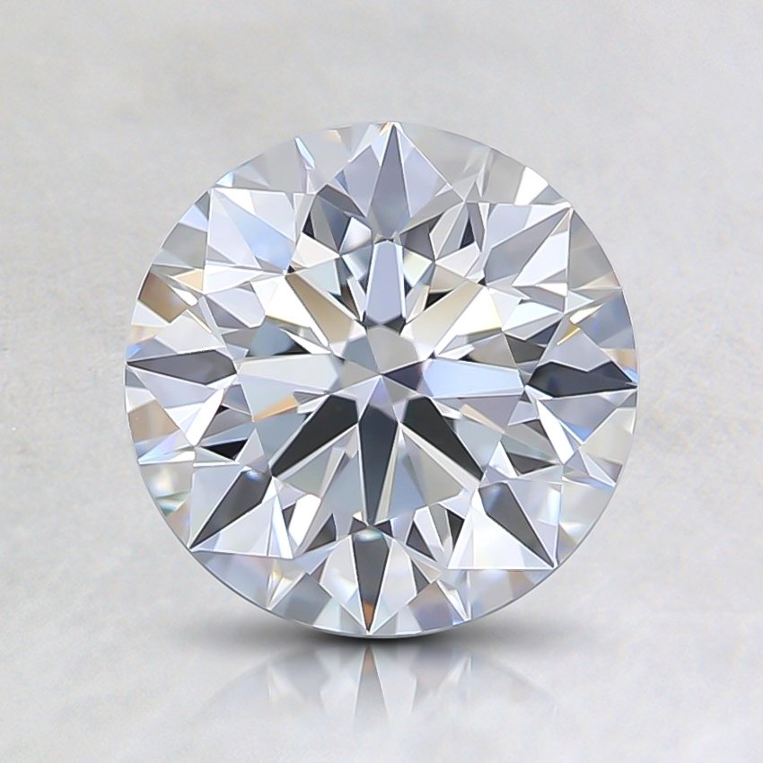1.23 Ct. Fancy Light Blue Round Lab Grown Diamond