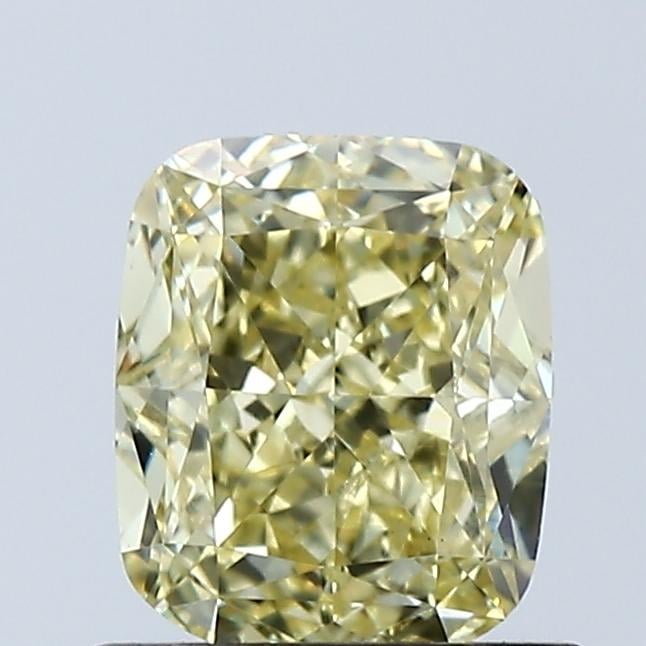 1.02 Ct. Fancy Intense Yellow Cushion Lab Grown Diamond