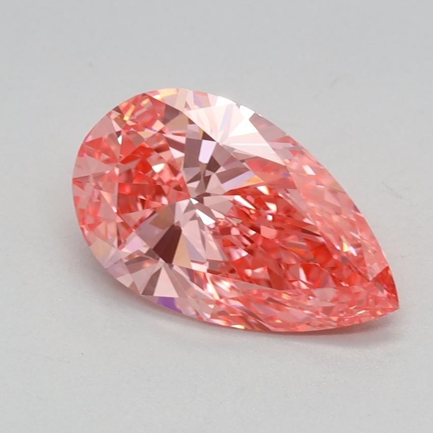 1.51 Ct. Fancy Vivid Pink Pear Lab Grown Diamond