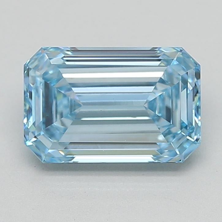 1.80 Ct. Fancy Intense  Blue Emerald Lab Grown Diamond