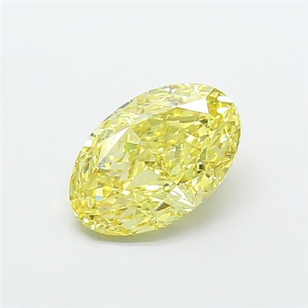 2.09 Ct. Fancy Intense Yellow Oval Lab Grown Diamond