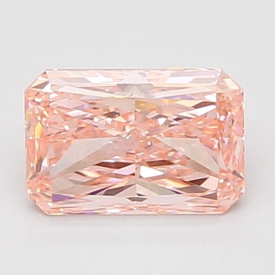 1.29 Ct. Fancy Vivid Pink Radiant Lab Grown Diamond