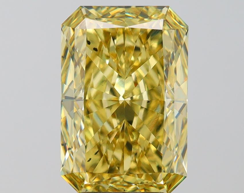 5.01 Ct. Fancy Intense Yellow Radiant Lab Grown Diamond