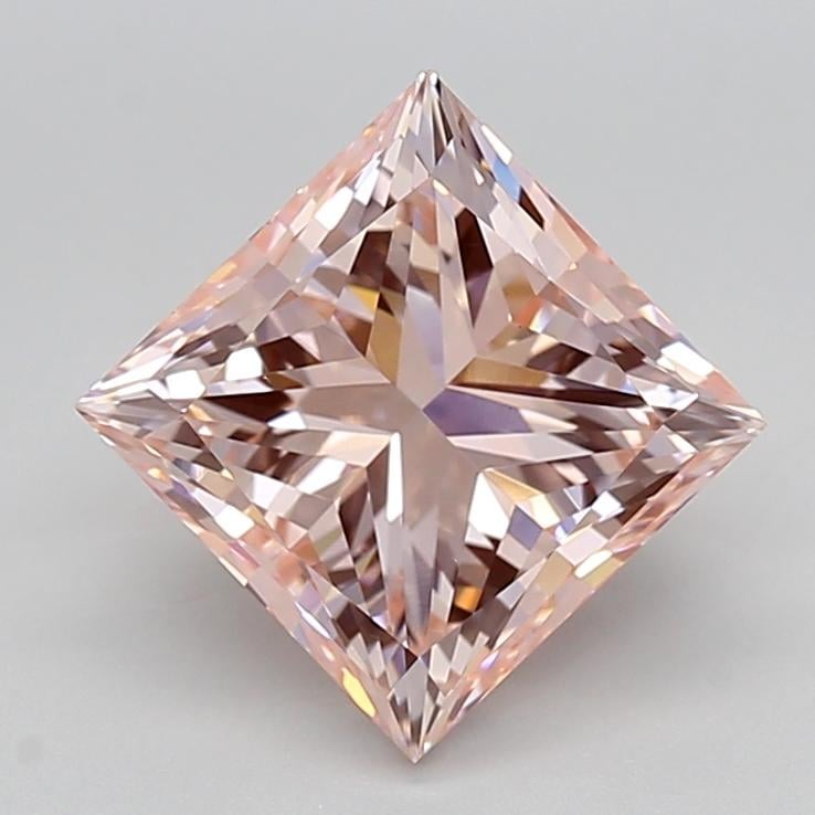 4.01 Ct. Fancy Intense  Pink Princess Lab Grown Diamond