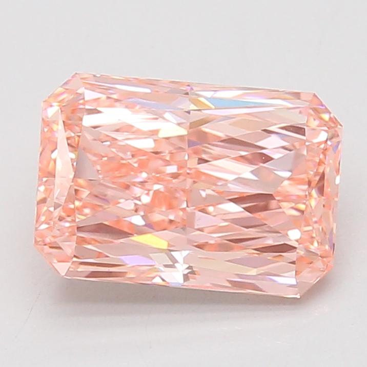 3.03 Ct. Fancy Vivid Pink Radiant Lab Grown Diamond