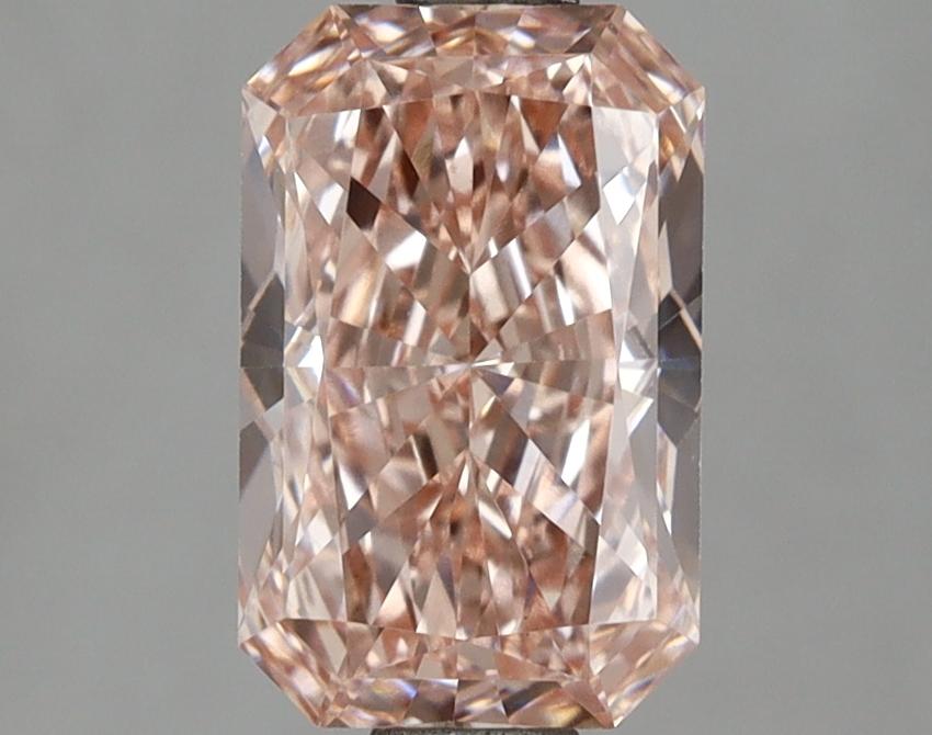 1.67 Ct. Fancy Intense Pink Radiant Lab Grown Diamond