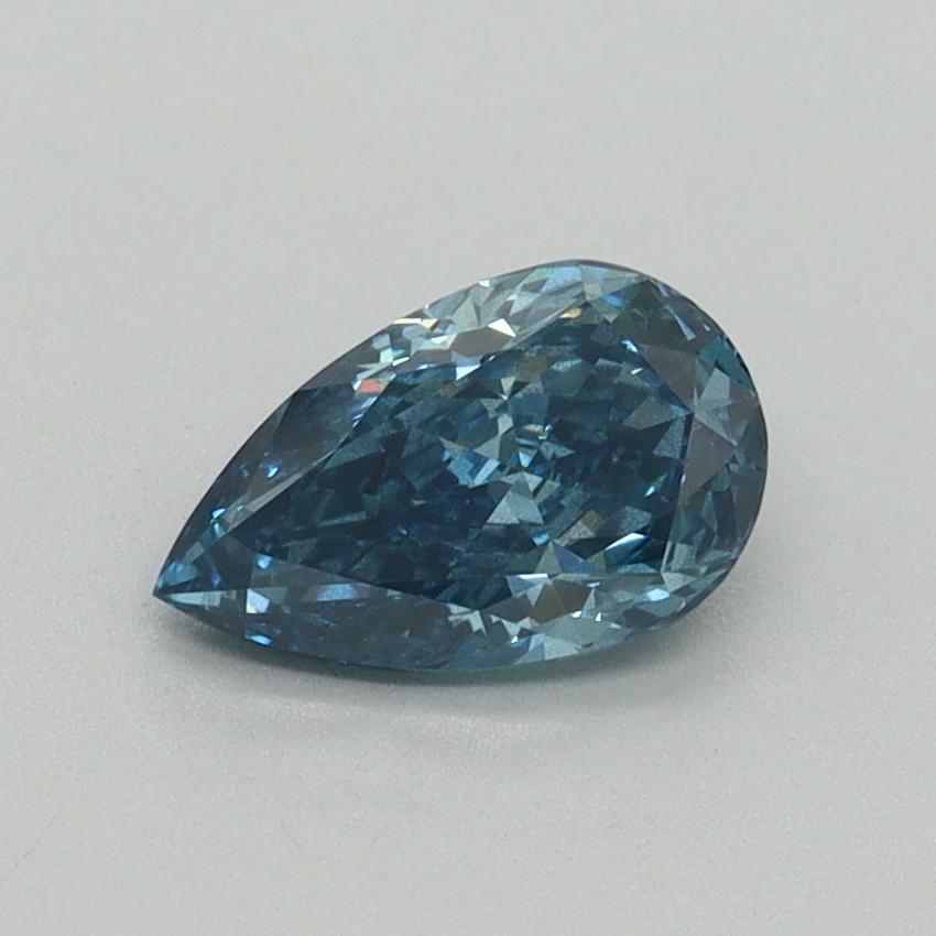 0.79 Ct. Fancy Vivid Blue Pear Lab Grown Diamond