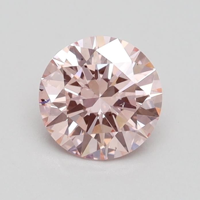 0.70 Ct. Fancy Intense Pink Round Lab Grown Diamond