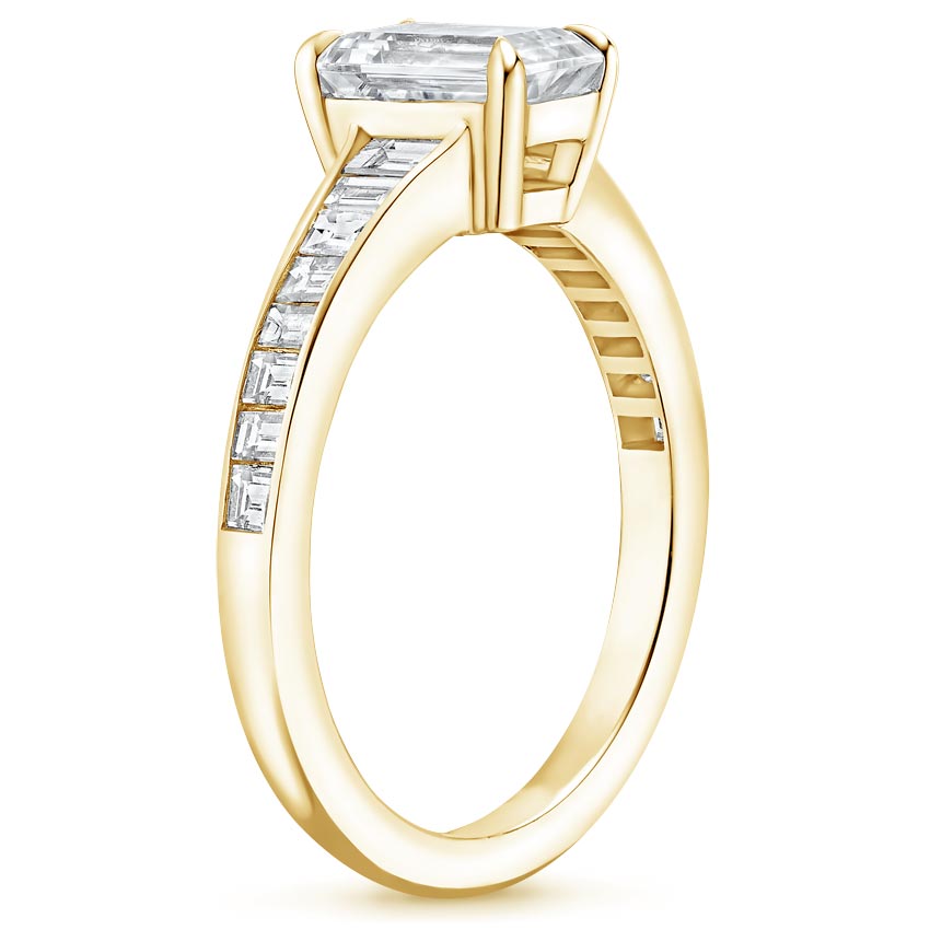 18K Yellow Gold Amalfi Diamond Ring (1/2 ct. tw.), large side view