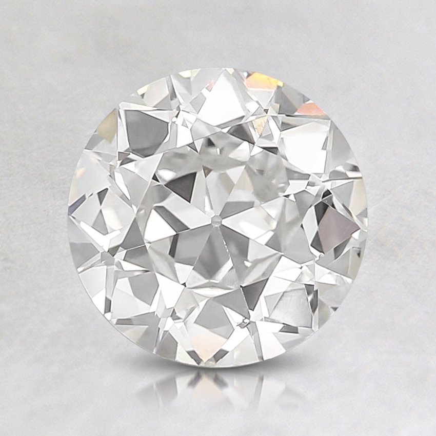 1.14 Carat, H Color, SI1 Clarity, Round Old European Cut Diamond