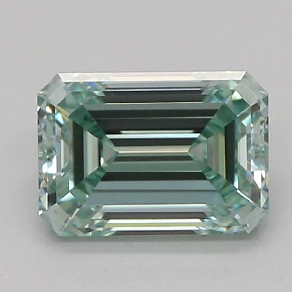 0.53 Ct. Fancy Intense Green Emerald Lab Grown Diamond