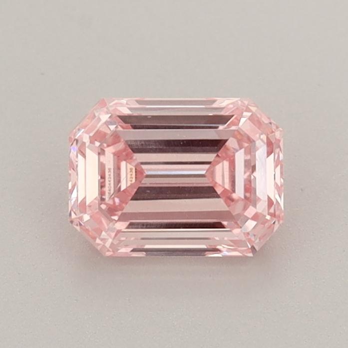 0.71 Ct. Fancy Intense  Pink Emerald Lab Grown Diamond