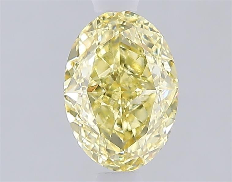 1.09 Ct. Fancy Vivid Yellow Yellow Oval Lab Grown Diamond