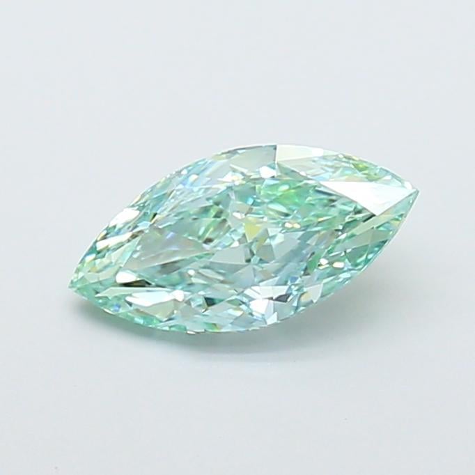 1.25 Ct. Fancy Vivid  Green Marquise Lab Grown Diamond