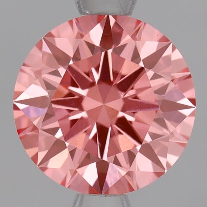 1.07 Ct. Fancy Vivid Pink Round Lab Grown Diamond