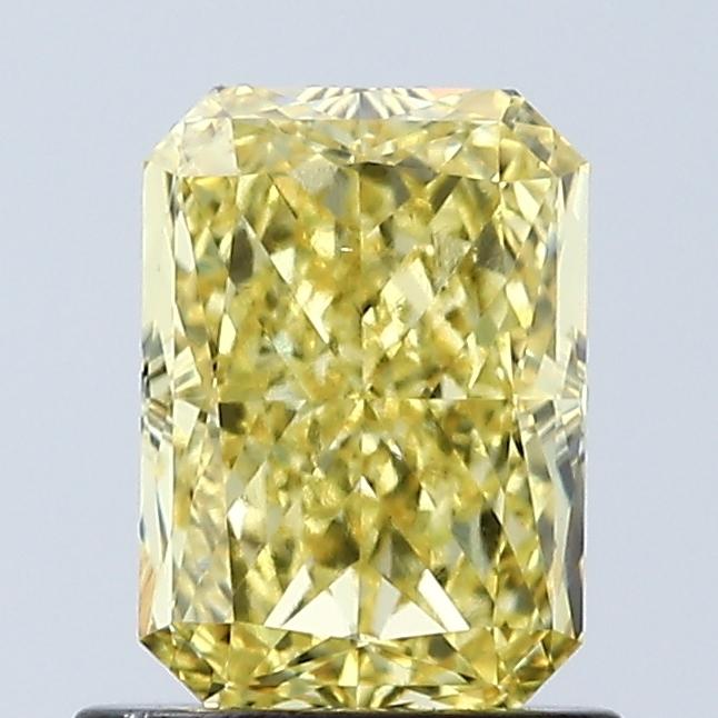 1.06 Ct. Fancy Vivid Yellow Radiant Lab Grown Diamond
