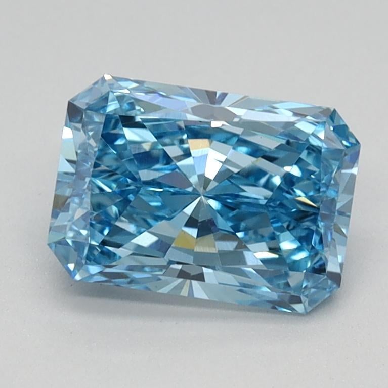 1.04 Ct. Fancy Vivid Blue Radiant Lab Grown Diamond