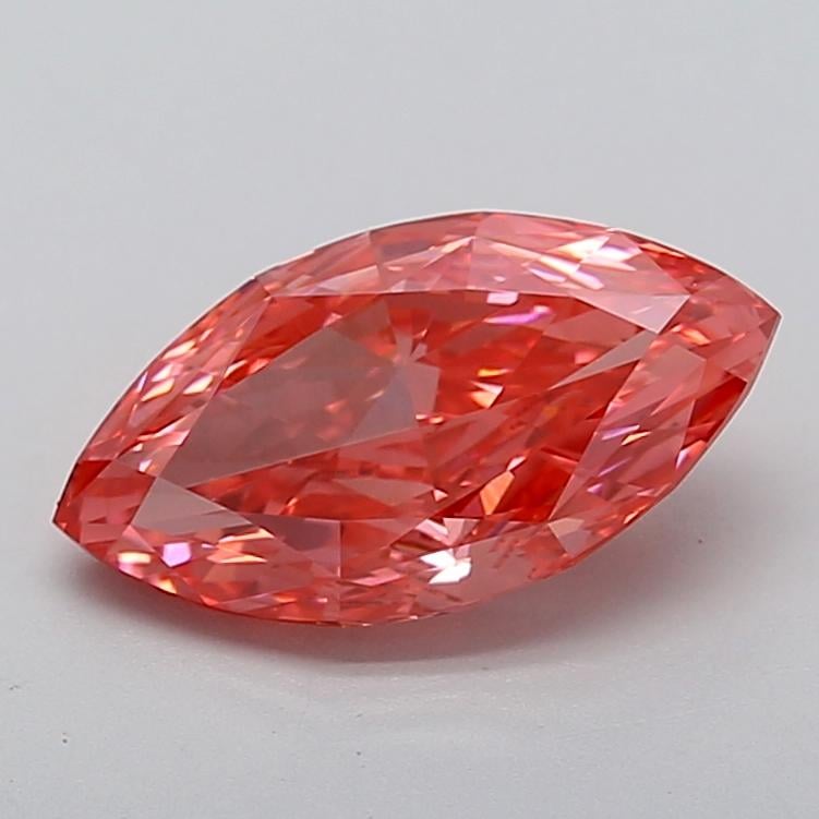 2.50 Ct. Fancy Vivid Pink Marquise Lab Grown Diamond