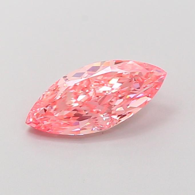 1.24 Ct. Fancy Vivid Pink Marquise Lab Grown Diamond