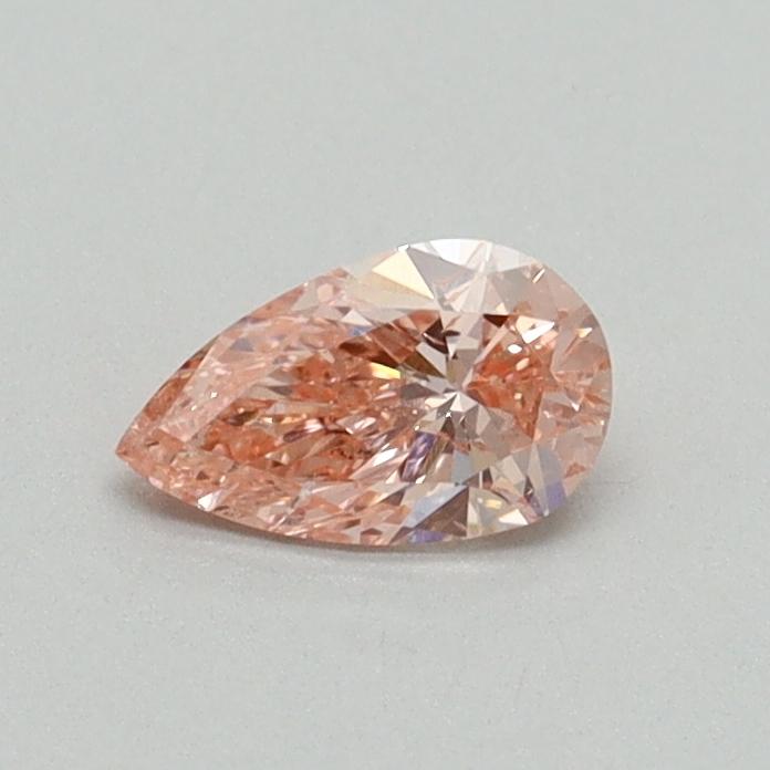 0.31 Ct. Fancy Vivid Pink Pear Lab Grown Diamond