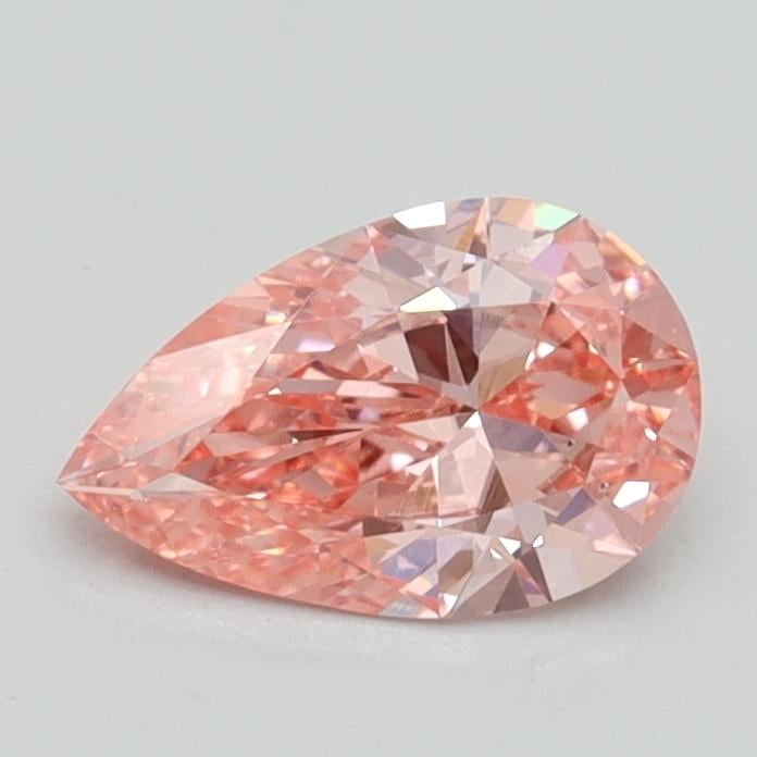 0.70 Ct. Fancy Intense Pink Pear Lab Grown Diamond