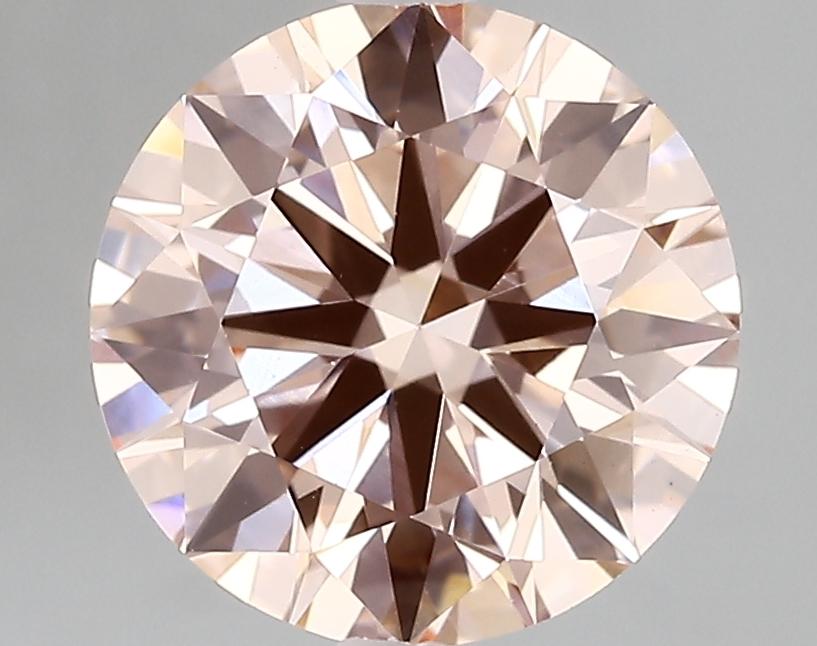 2.97 Ct. Fancy Vivid Pink Round Lab Grown Diamond