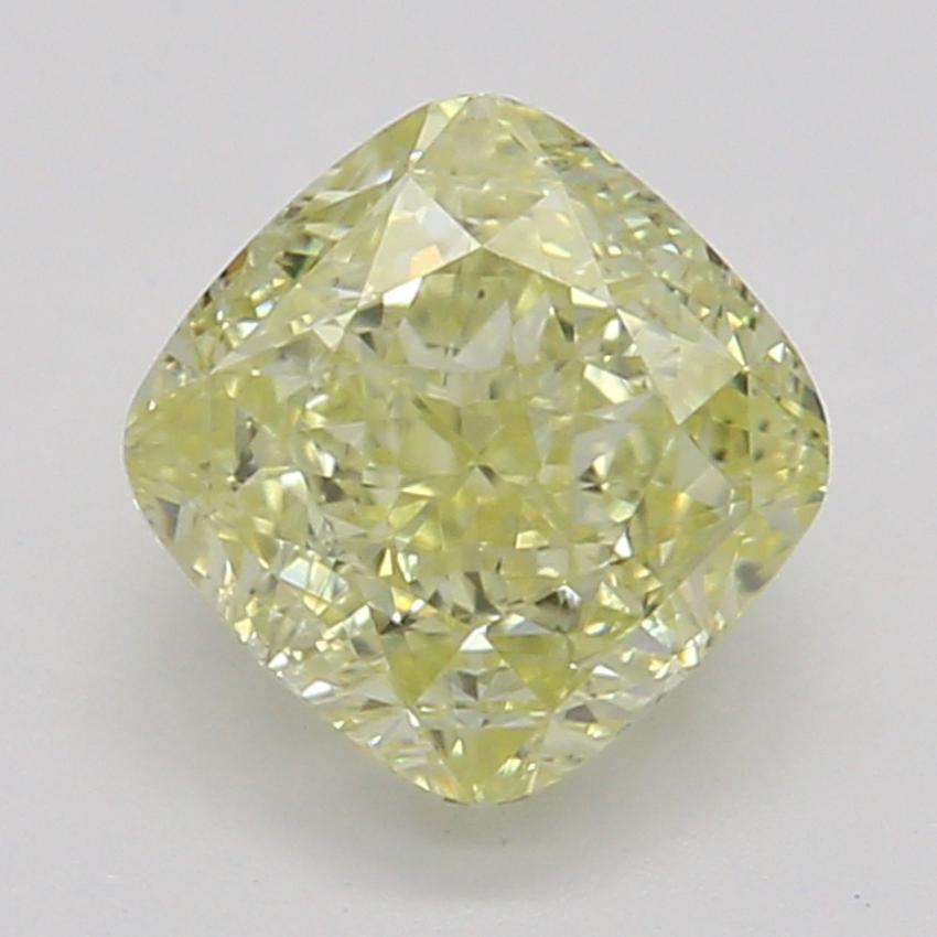 0.74 Ct. Fancy Yellow Cushion Diamond