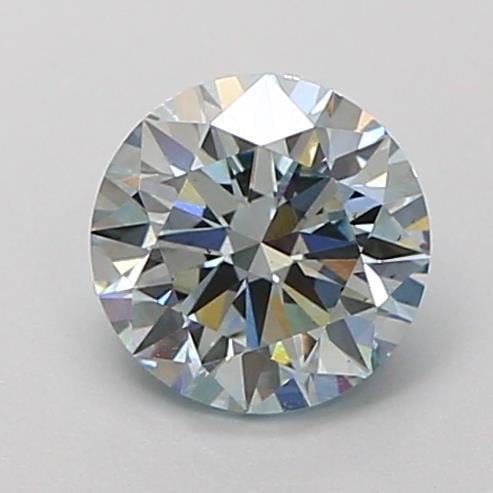 1.14 Ct. Fancy  Blue Round Lab Grown Diamond