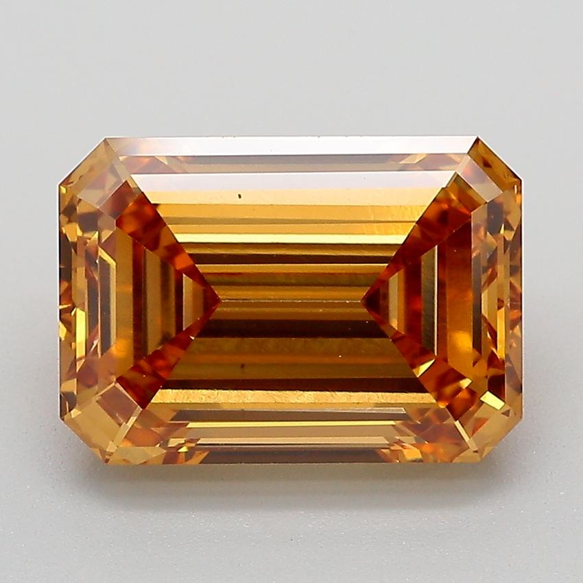 4.05 Ct. Fancy Light  Brown Emerald Lab Grown Diamond