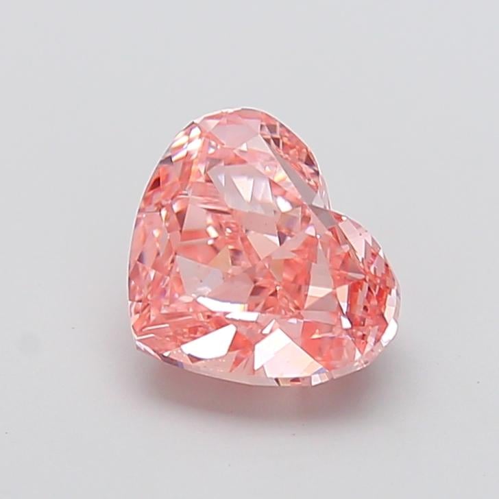 3.06 Ct. Fancy Vivid  Pink Heart Lab Grown Diamond